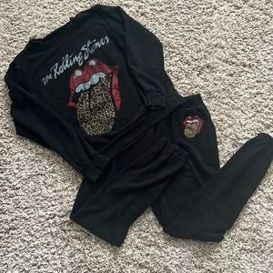 rolling stones comfy set,